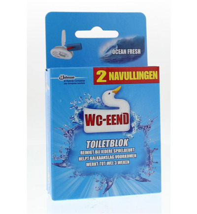 Wc Eend Blok ocean fresh navul 2 X 40 G