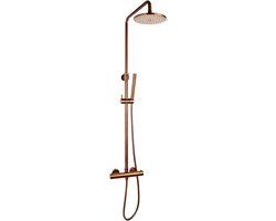 Sani Royal Regendouche Brons met Thermostaatkraan 20 cm Rond - Compleet