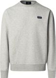 Hackett London Pull à col rond avec logo gris