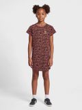 Hummel hmlMEJSE DRESS S/S Jurk Kort Gebloemd Katoen Ronde hals Korte mouw Kinderen Vrouwen CHUTNEY