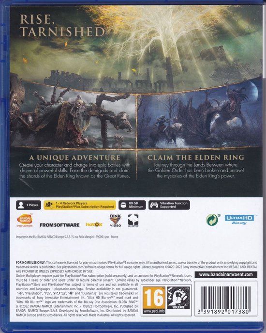 Elden Ring - PS5 - Standard Edition