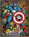 Pyramid International Marvel Comics Poster Pack Captain America Retro 40 x 50 cm