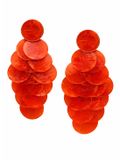 AVANT-GARDE PARIS Oorbellen - Cascade - Chandelier - Natuurlijke Schelp - 11 cm - Goudkleurig