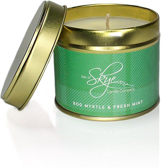 Isle of Skye Candle Company Bog Myrtle & Fresh Mint Tin - 5060346381985