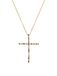 LUXENTER 18K gouden afwerking veelkleurige zirkoon ketting - Irend