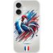 Coq francais Verstevigd hoesje met sublimatie bedrukking, compatibel met Apple iPhone 16