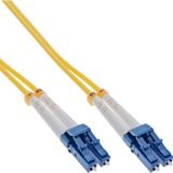 InLine LC Duplex Optical Fiber Patch Kabel - Single Mode OS2 - 15 meter
