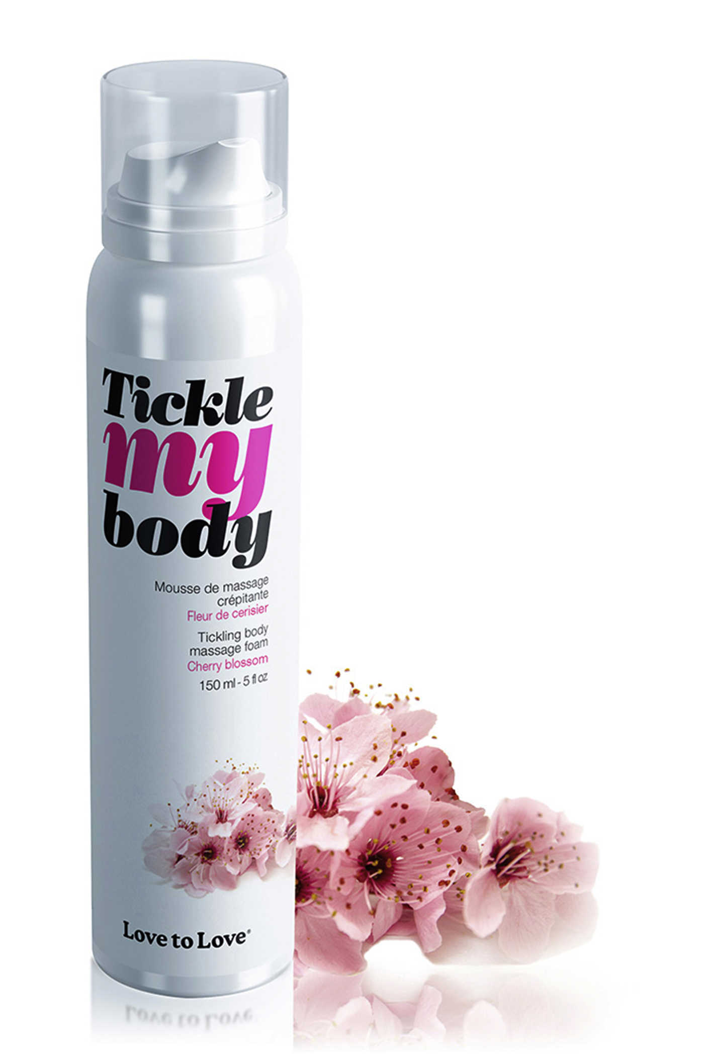 Love To Love Massagemousse Tickly my Body - Fleur de Cerisier