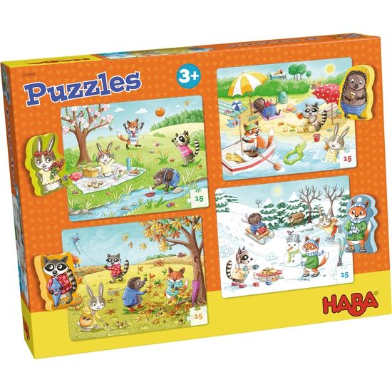Haba Puzzels De seizoenen - 3+ jaar - Unisex