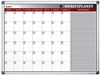 Bi-Office Maya Magnetische maandplanner, droog afwasbaar, inclusief markers en magneten, planbord, planbord, 60 x 45 cm
