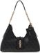 GUESS Yvonne Hobo Bag Charbon Logo gris foncé