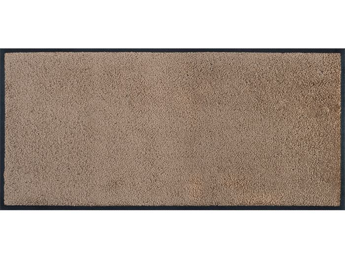wash+dry Rubberen mat | Binnen | Rechthoekig | Taupe | 75 x 35 cm