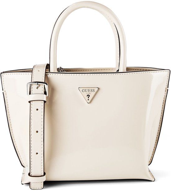 GUESS Arnela II Mini Tote Bone crème Handtas