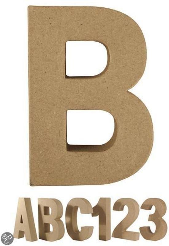 Rayher Hobby Papier mache letter B - 8718758470526