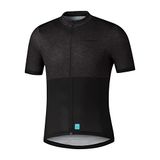 Shimano Element Korte Mouw Wielertrui Zwart S Man