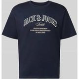 JACK & JONES Jjedenver T-shirt avec logo Ss O-Neck Sn