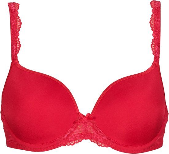 Lingadore 1400-1 DAILY LACE Uni Fit T Shirt BH - rood - 8717912313808