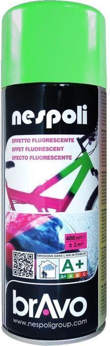 Nespoli Professionele fluorescerende groene verfspray