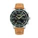 Timberland TDWGF0029001 Parkman Polshorloge Heren Kwarts Leer Groen Zilverkleurig