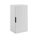 3xE living Demi-colonne suspendue 35 cm, blanc, poignée noire