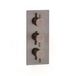 Hudson Reed Amara Inbouw Douchekraan Thermostatisch 3-Weg Geborsteld Brons