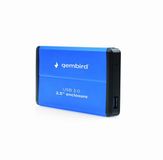 Gembird Externe HDD behuizing 2.5' SATA USB3.0 blauw