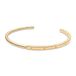 Pandora Signature I-D 14k gold-plated open bangle