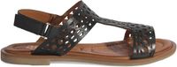DESA Sandalen Leer Zwart Vrouwen Maat 39
