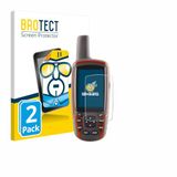 BROTECT Screenprotector voor Garmin GPSMAP 62s - Folie Beschermfolie transparant 2 Stuks