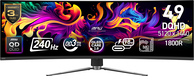 MSI MPG 491CQPX QD-OLED 49" Curved Gaming Monitor - 5120x1440, 240Hz, USB-C