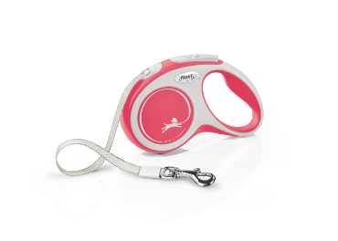 Flexi New Comfort S Tape - Rollijn - Rood - 5 m - 15 kg
