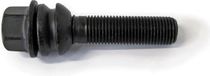 H&R Wielbout bolkonisch met bewegende ring R14 M14x1.50 - Lengte 29mm - Zwart