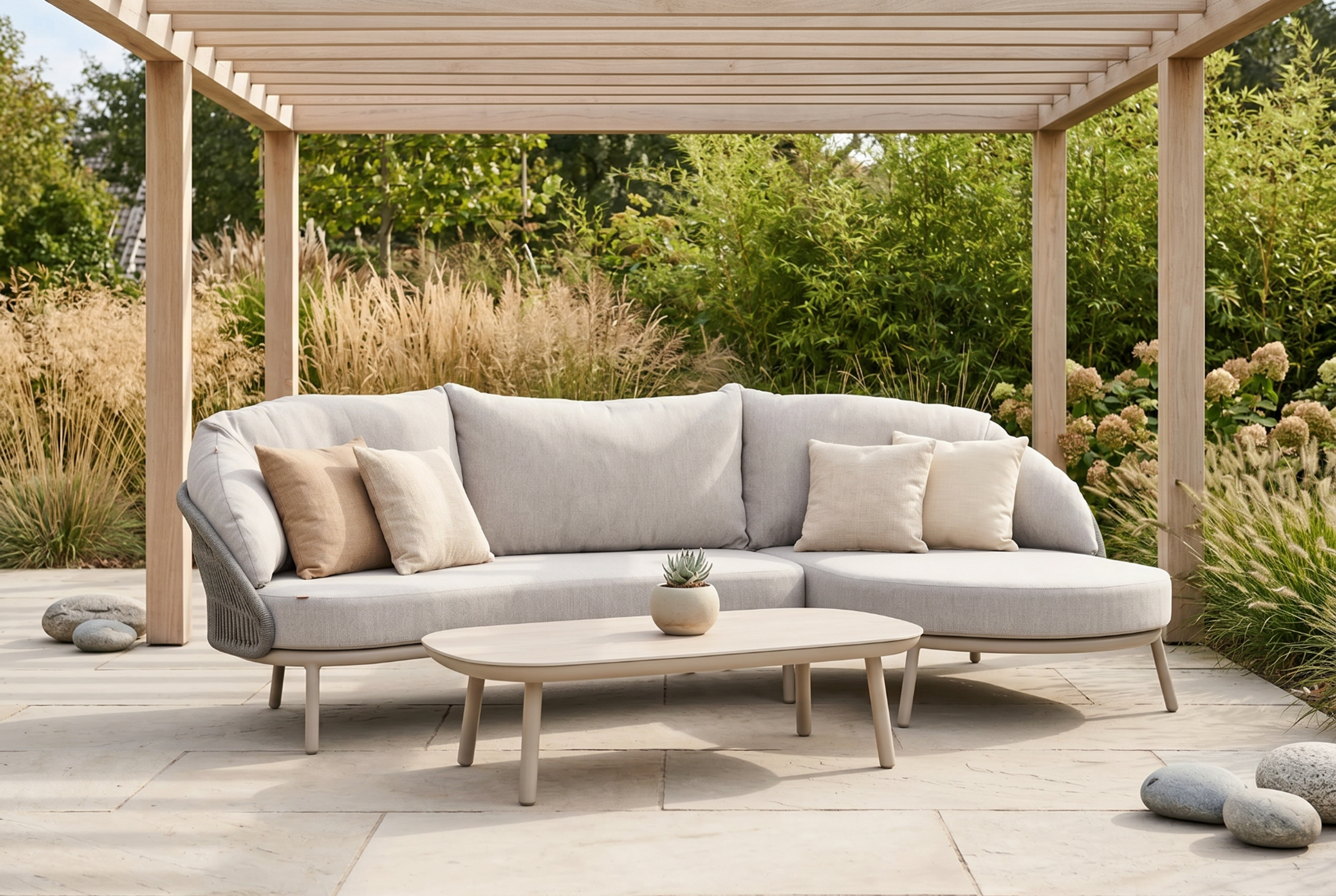 Santika Furniture Santika Pebble organisch loungeset 3-delig