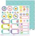 Anita & Zijn Wereld collectie onder de zee scrapbooking, papier, etiketten, 30,5 x 30,5 cm