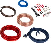 Krüger&Matz Amplificateur Kit de câbles - 60A Fusible - Sécurité Peszel