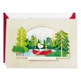 Hallmark Signature Peanuts verjaardagskaart Snoopy kano