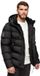 Superdry City Puffer Jas met Capuchon Heren XXL Zwart