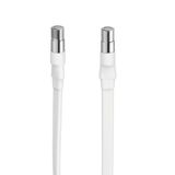 Hama 00205227 coax-kabel 0,2 m F Wit