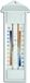 TFA TFA Maxima Minima Wit/Oranje/Blauw analoge thermometer