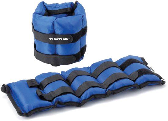 Tunturi Enkel/Polsgewichten - 2 x 2 kg - Grijs