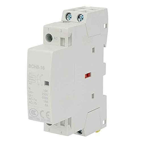 YWBL-WH 2P AC-bescherming 16A relais DIN-rail AC-bescherming 2NO 220V/230V 50HZ/60HZ