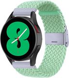 By Qubix Qubix Garmin Venu / Sq / Sq2 / 2 plus - Braided bandje - Lichtgroen
