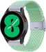 By Qubix Qubix Garmin Venu / Sq / Sq2 / 2 plus - Braided bandje - Lichtgroen