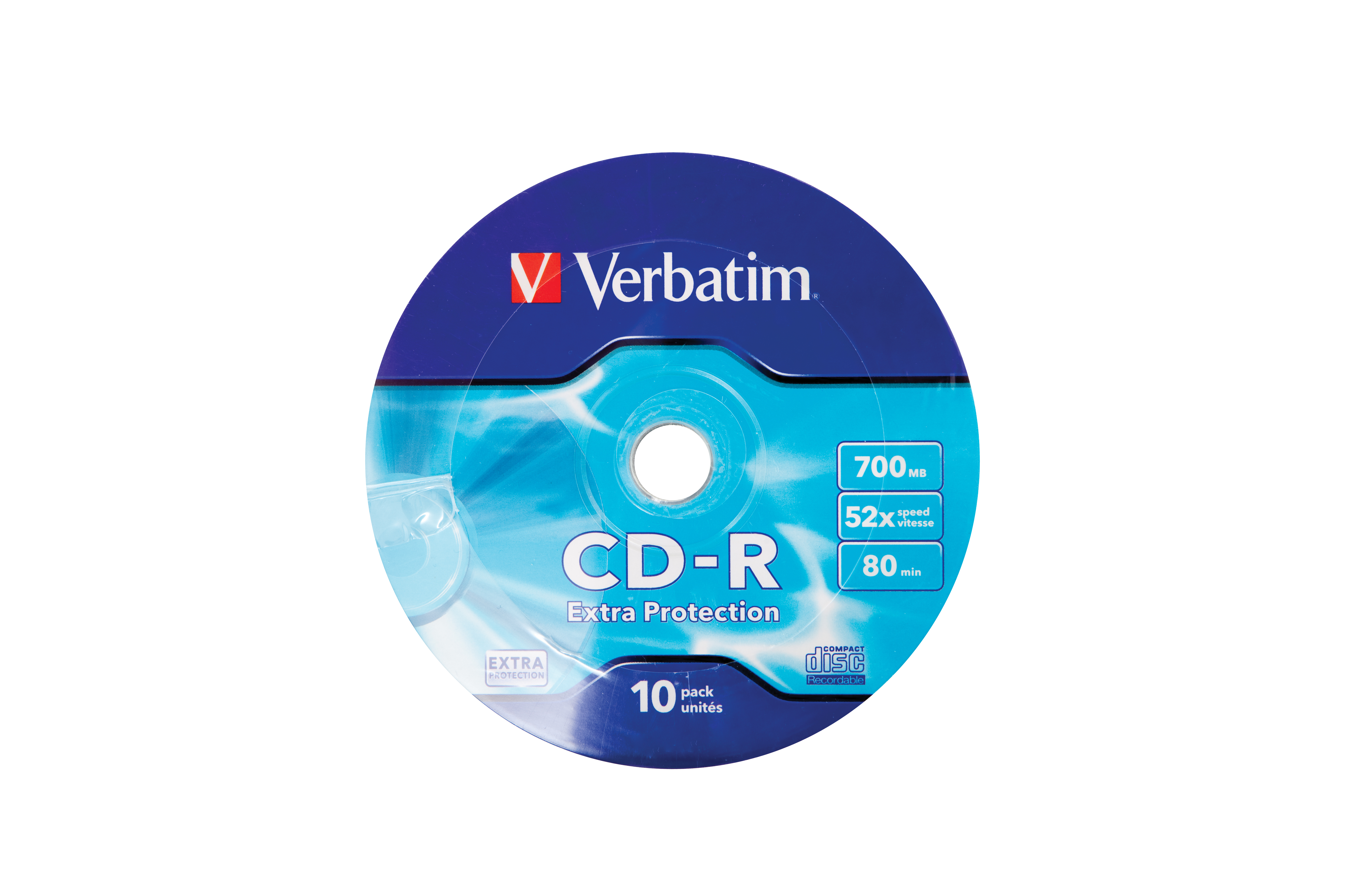 Verbatim CD-R 52X 700MB 10PK OPS Wrap EP