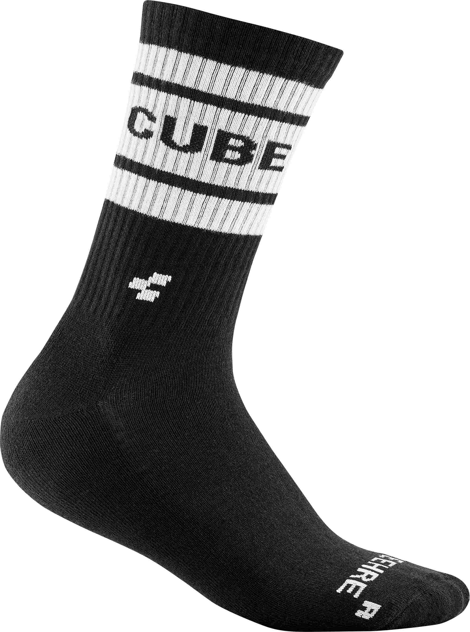 CUBE Sportsokken After Race - Hoog - Zwart - Maat 44-47