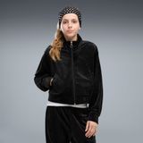 PUMA Ess Ess Elevated Velours Trainingsjack voor jongens, korte lengte, G Track Jackets (pak van 1)
