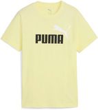 Puma Essentials 2 Graphics Nº1 Logo T-shirt Korte Mouwen Geel 11-12 Jaar Jongen