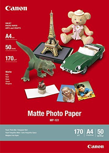 Canon MP-101, A3 fotopapier mat (170 g/m²) A4, 50 Blatt