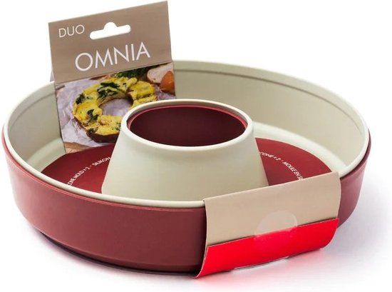 Omnia Siliconen Inleg Duo Kookapparatuur - Meerkleurig