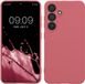 kwmobile telefoonhoesje geschikt voor Samsung Galaxy S25 - Donkerroze TPU Back Cover
